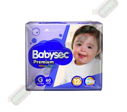 BABYSEC PAN PREMIUM G X 60 UNID-8274