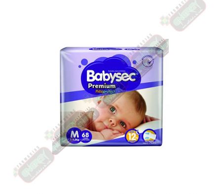 BABYSEC PAN PREMIUM M X 68 UNID-8304