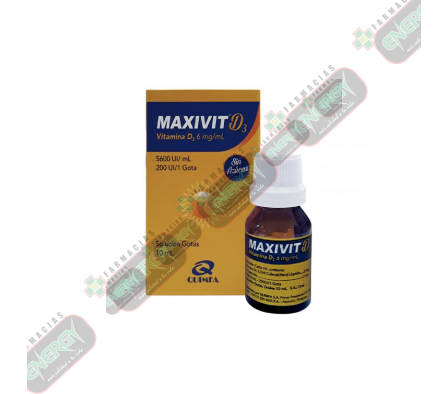 MAXIVIT D3 SOLUC GOTAS 10 ML - 4607
