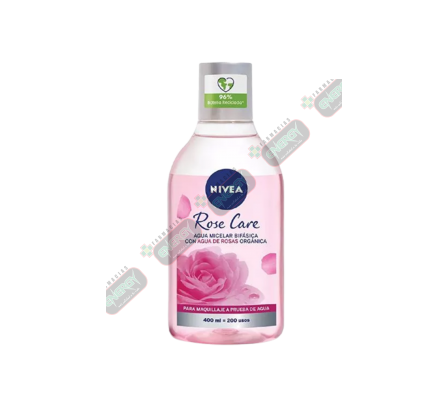 NIVEA AGUA MICELLAR BIFAS ROSE CARE 400ML - 3821