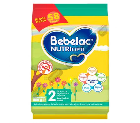 BEBELAC NUTRI OPTI N° 2 X 800 GR  - 4228