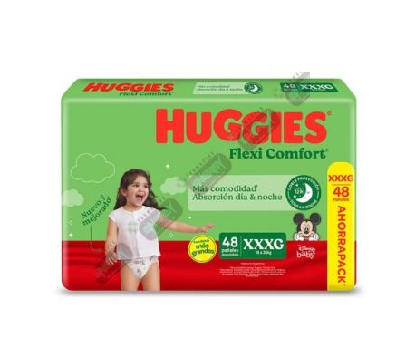 HUGGIES FLEXI COMFORT XXXG X 48UNID - 2082/2891
