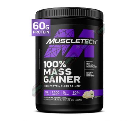 MT 100% MASS GAINNER VANILLA MILKSHAK 5,15LB-13824