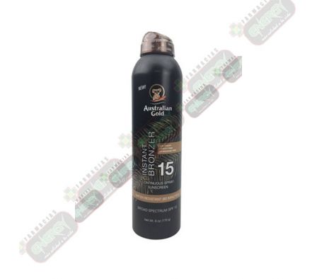 AG SPF 15 CONT SPRAY WITH BRONZER 6 OZ.70907
