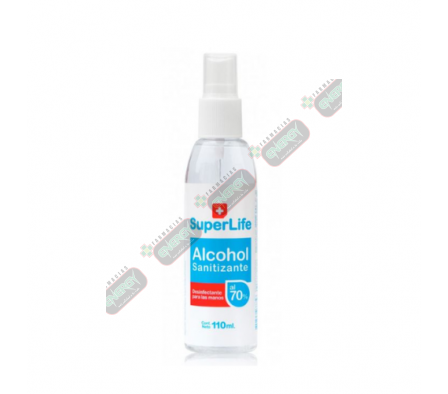 SUPERLIFE ALCOHOL SANITIZANTE 70% x 110ml - 7756