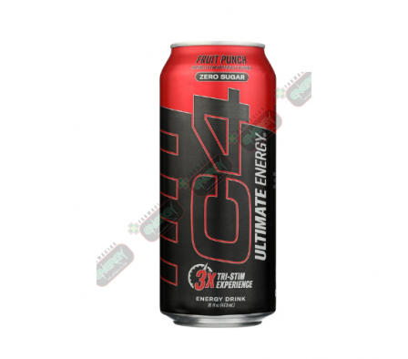 C4 ENERGY LATA  FRUIT PUNCH 16 OZ