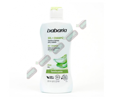 BABARIA GEL+SHAMP ALOE VERA TONIF X 200ML - 3167