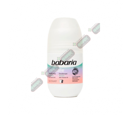 BABARIA DEO ROLL-ON INVISIBLE 50ML-0198