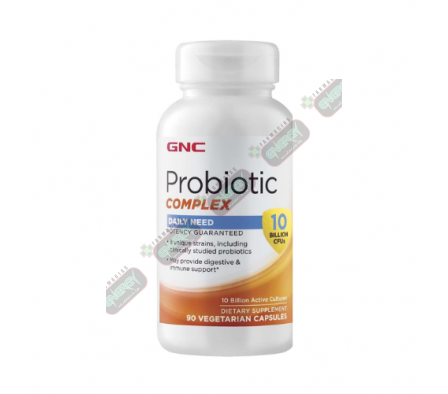 GNC PROBIOTIC COMP DAILY- 10BILLON X 90 CAPSULAS 