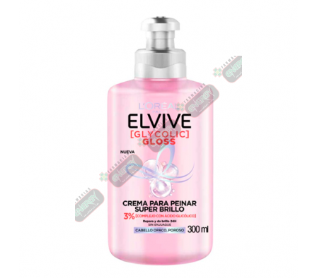 ELVIVE GLYCOLIC GLOSS CREMA PEINAR X 300 ML -8624