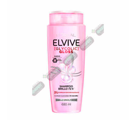 ELVIVE GLYCOLIC GLOSS SHAMPOO X 680 ML-8594