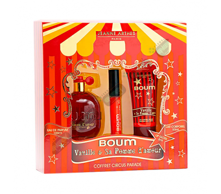 JARTHES BOUM VANILLE& POMME (EDP100+BODY+LIP)-1222