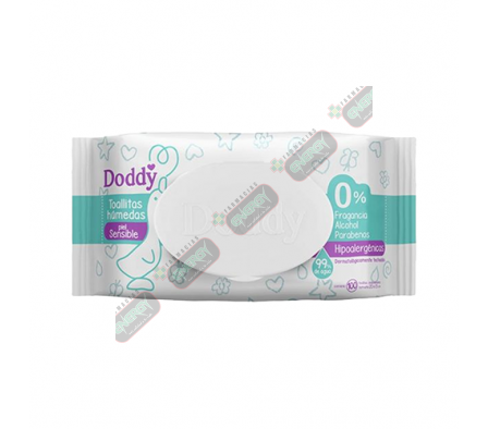 DODDY TOALLITAS HUMED S/FRAGANCIA X 100-2514