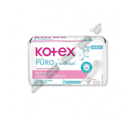 KOTEX PROTEC DIARIO PURO Y NAT X 20-4796