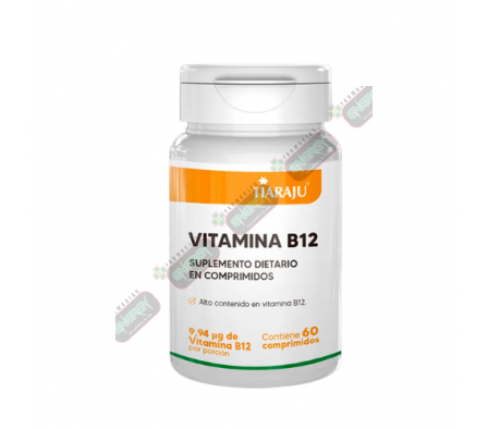 TIARAJU VITAMINA B12 FRASCO X 60 COMPRIMIDOS-2275