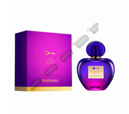 ANTONIO B. HER SECRET DESIRE EDT X 80ML - 0771