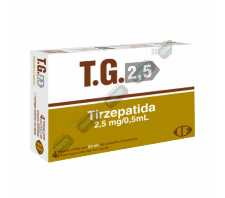 T.G 2,5 MG CAJA X 4 FRASCOS 0,5ML+4 JERINGAS-9523 