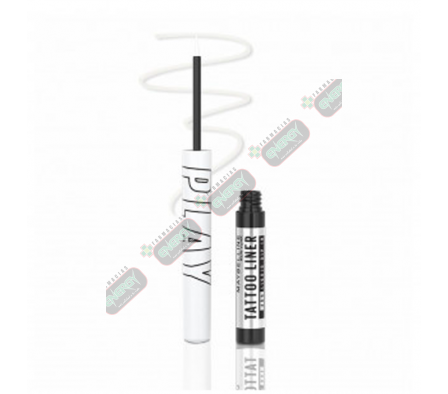 MYB TATTOO LINER PLAY DEFEND WHITE-8539