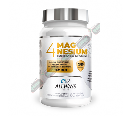 ALLWAYS 4 MAGNESIUM 550MG FRASCO X 60 CAP-7123