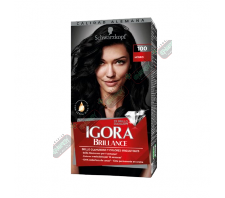 IGORA BRILLANCE KIT-100 NEGRO 60ML-7513
