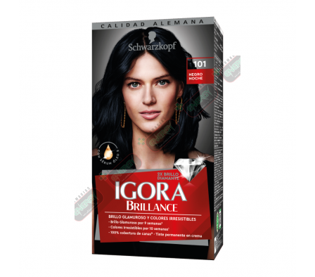 IGORA BRILLANCE KIT- 101 NEGRO NOCHE 60ML-7711