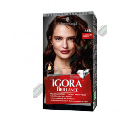 IGORA BRILLANCE KIT- 568 CHOCOLATE 60ML-7490