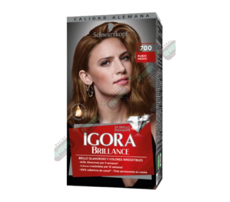 IGORA BRILLANCE KIT-700 RUBIO DESTELL 60ML-7568