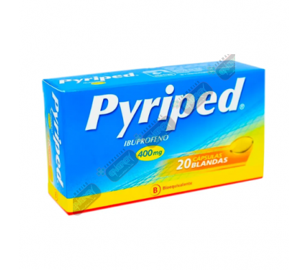 PYRIPED 400MG MINTLAB CAJA X 20 CAPSULAS - 4204