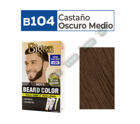 BIGEN MEN BEARD COLOR B 104 CASTAÑO MEDIO  -5693