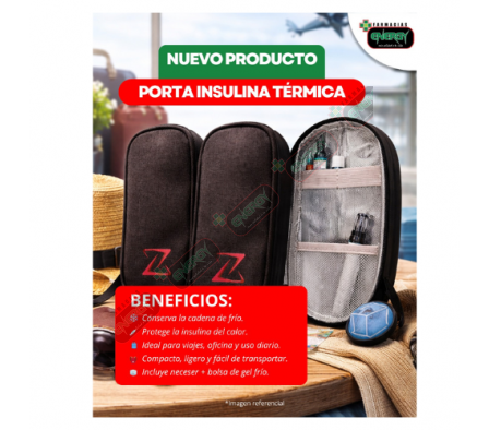 CARTUCHERA PORTA INSULINA ZATER -6050