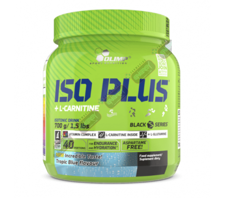 OLIMP ISOPLUS POLVO TROPIC BLUE X 700GR 40 SERV-4207