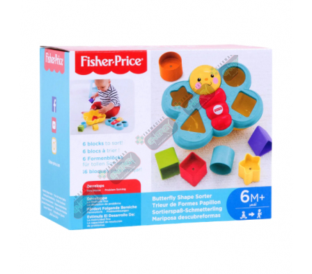 FISHER-PRICE BLOQUES DE MARIPOSA 6 PCS - 7500