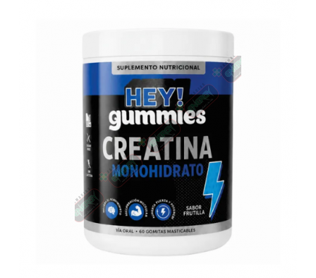 CREATINA MONOHIDRATO HEY GUMMIES X 60 GOMITAS-6365