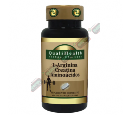 QUALIHEALTH L-ARGININA CREATINA AMINOACID X 60 CAP