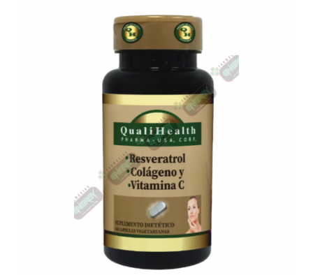 QUALIHEALTH RESVERASTROL COLLA Y VITAM C X 60 CAPS