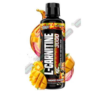 LIQUID CARNITINE 3000 16OZ MANGO CHAMOY -NUTREX-32564