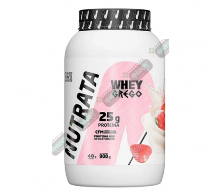 NUTRATA  WHEY PROTEINA GRECO MORANGO / CHANTILLY-900 GR