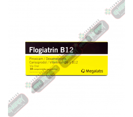 FLOGIATRIN B12 2,5MG CAJA X 10 COMPRIMIDOS- 2080