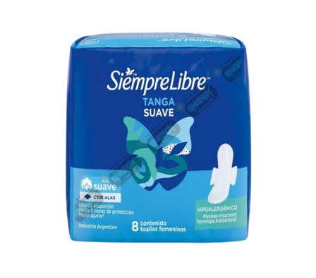 SIEMPRE LIBRE TANGA C/ALAS X 8UNID - 0794/2776