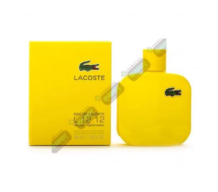 LACOSTE L 12,12 JAUNE MEN EDT X 100ML - 6888