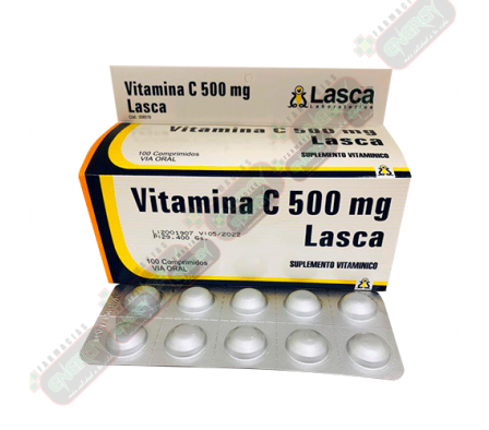 VITAMINA C 500mg x 10 - LASCA EXHIB
