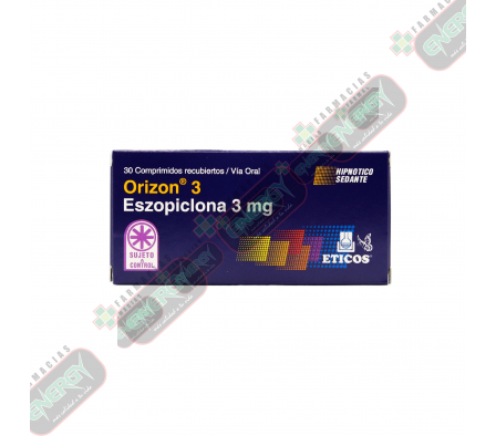 ORIZON 3MG CAJA 30 COMPRIMIDOS - 3238