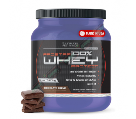 PROSTAR WHEY CHOCO 1LBS 1917 -ULTIMATE