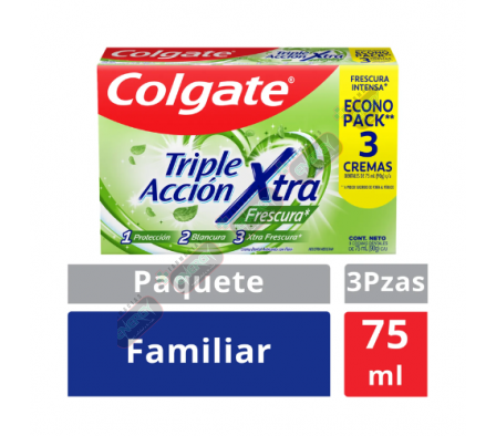 COLGATE CR DENTAL TRI ACCI EX FRESC 75ML-4238
