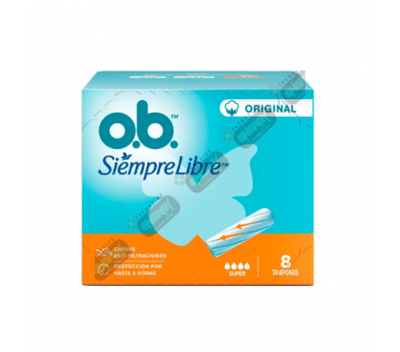 OB TAMPON ORIGINAL SUPER x 8UNID.- 5566/4780