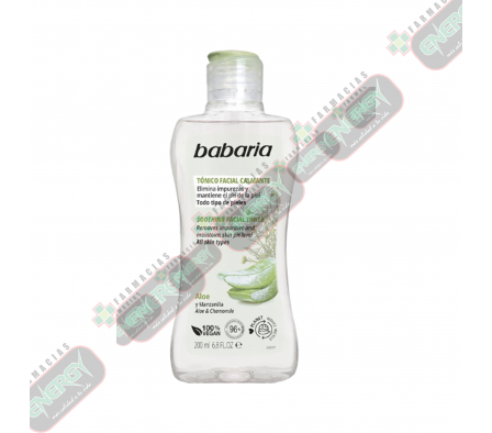 BABARIA TONIC FAC CALMANTE C/ ALOE Y MANZA - 0203