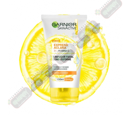 GARNIER SKINACTIV LIMP FAC ACLARA VIT C 150ML-2302