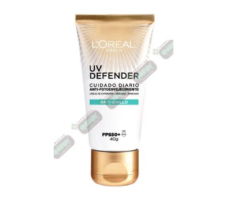 LOREAL UVDEFENDER ANTIBRILLO SECO FPS 50/40G-1815