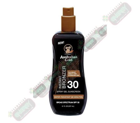 AG SPF 30 SPRAY GEL WITH BRONZER 8 OZ.70898