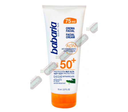 BABARIA CREMA FACIAL SOLAR FPS 50-0697
